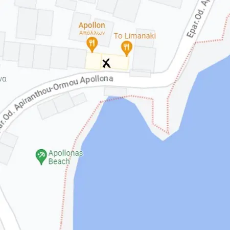 Daire Walk On The Beach In Seconds - Studio With Apollon Beach View Balcony Apollon (Naxos)